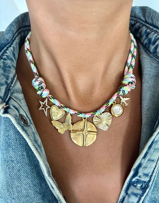 Custom Paracord Charm Necklace — ONLINE CHARM BAR!