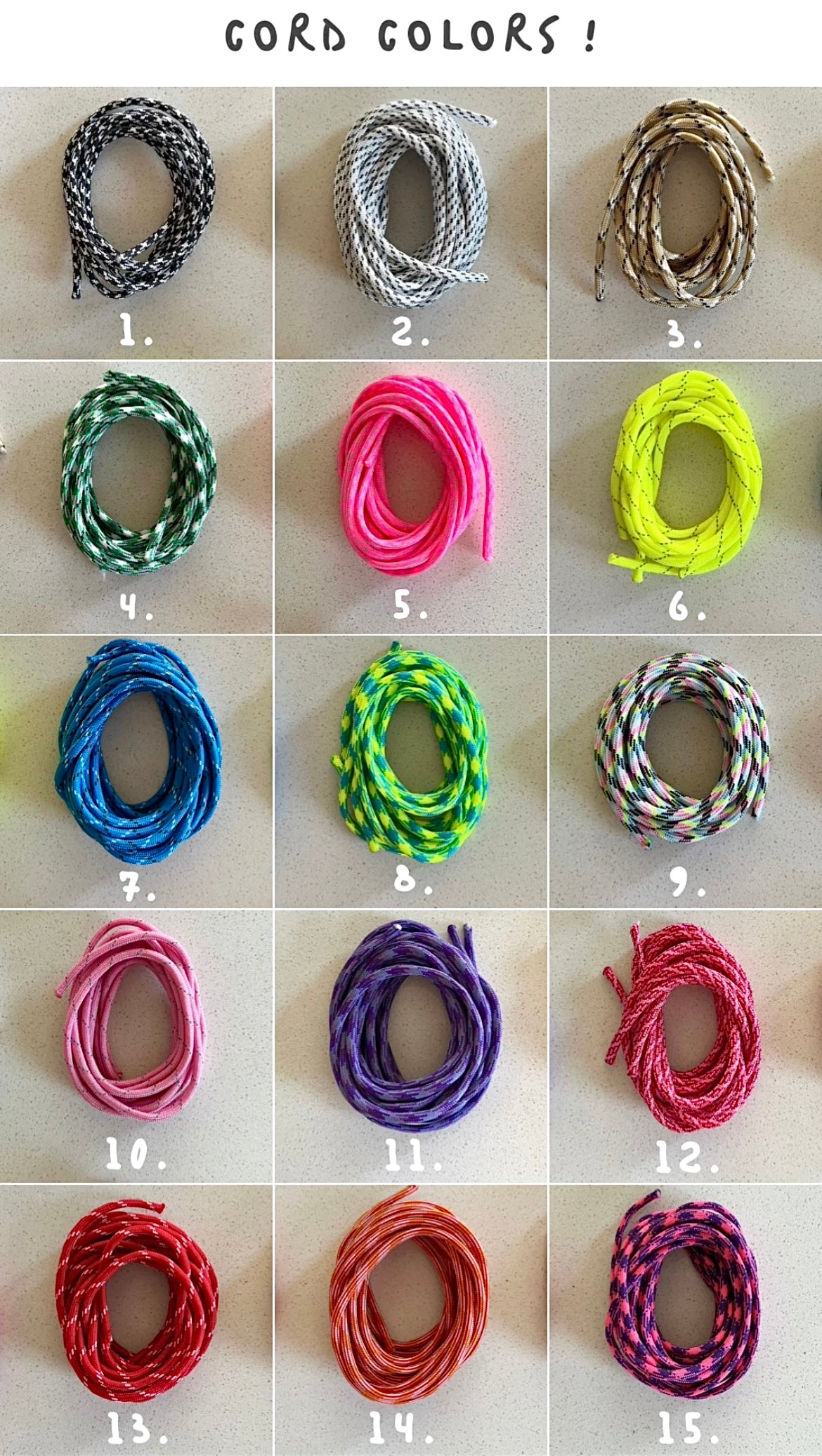 The CUSTOM Paracord Charm Necklace - ONLINE CHARM BAR!