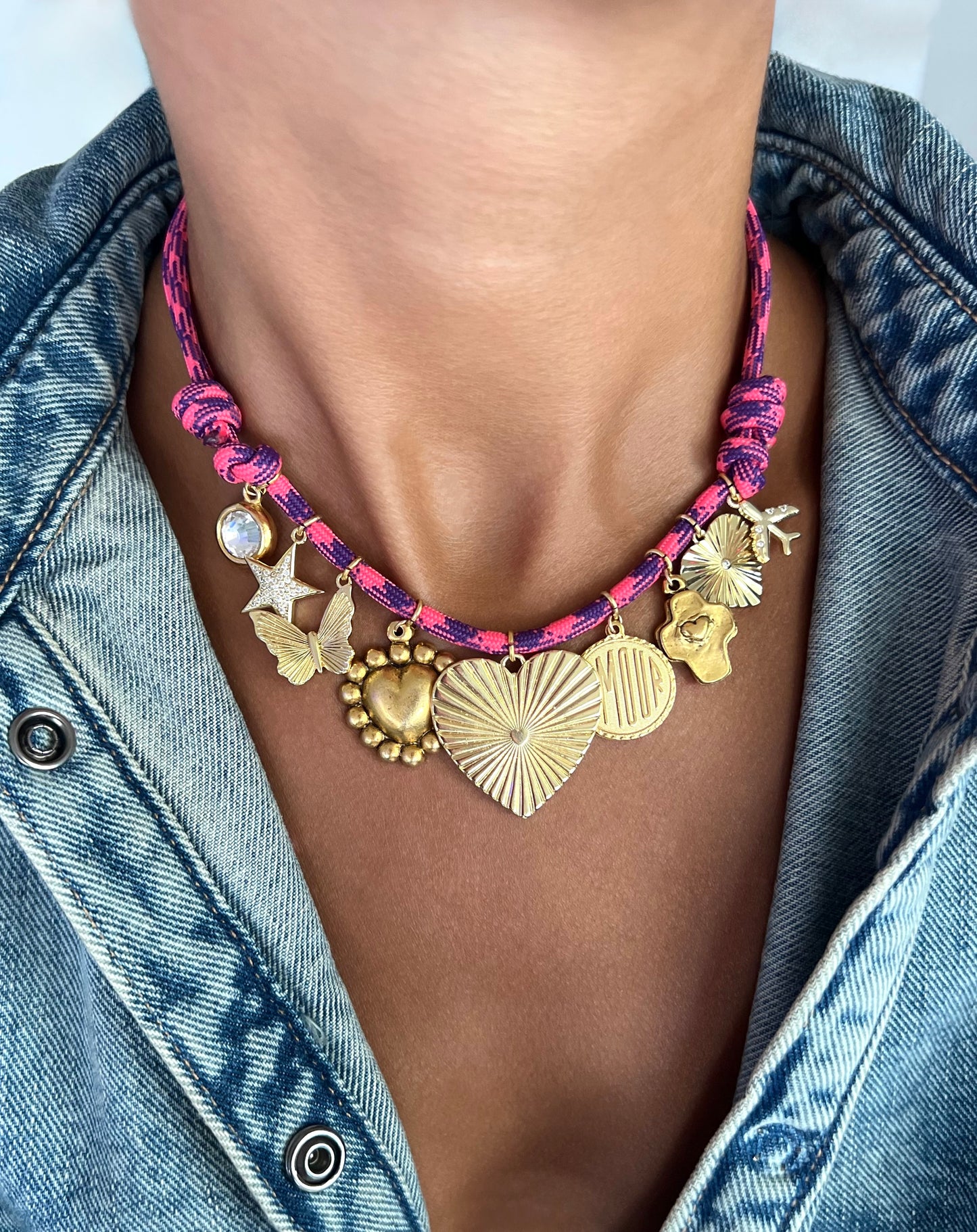 SUNBURST HEART + INDIGO&PINK!