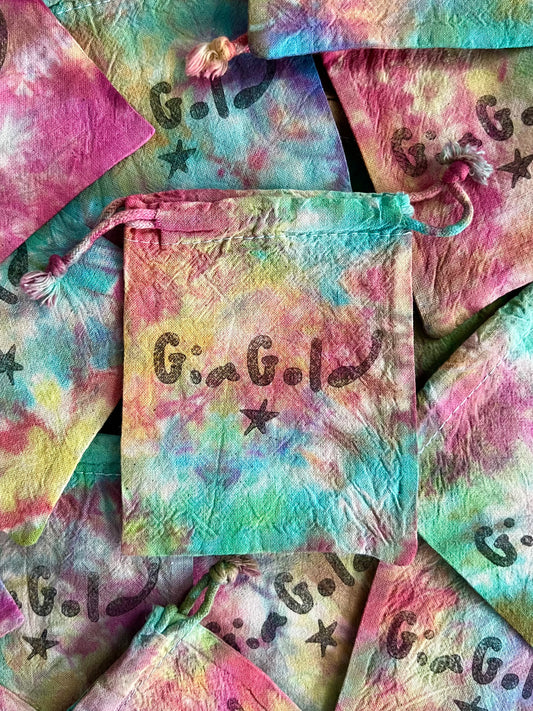 Multicolored Tie-Dye Pouch!