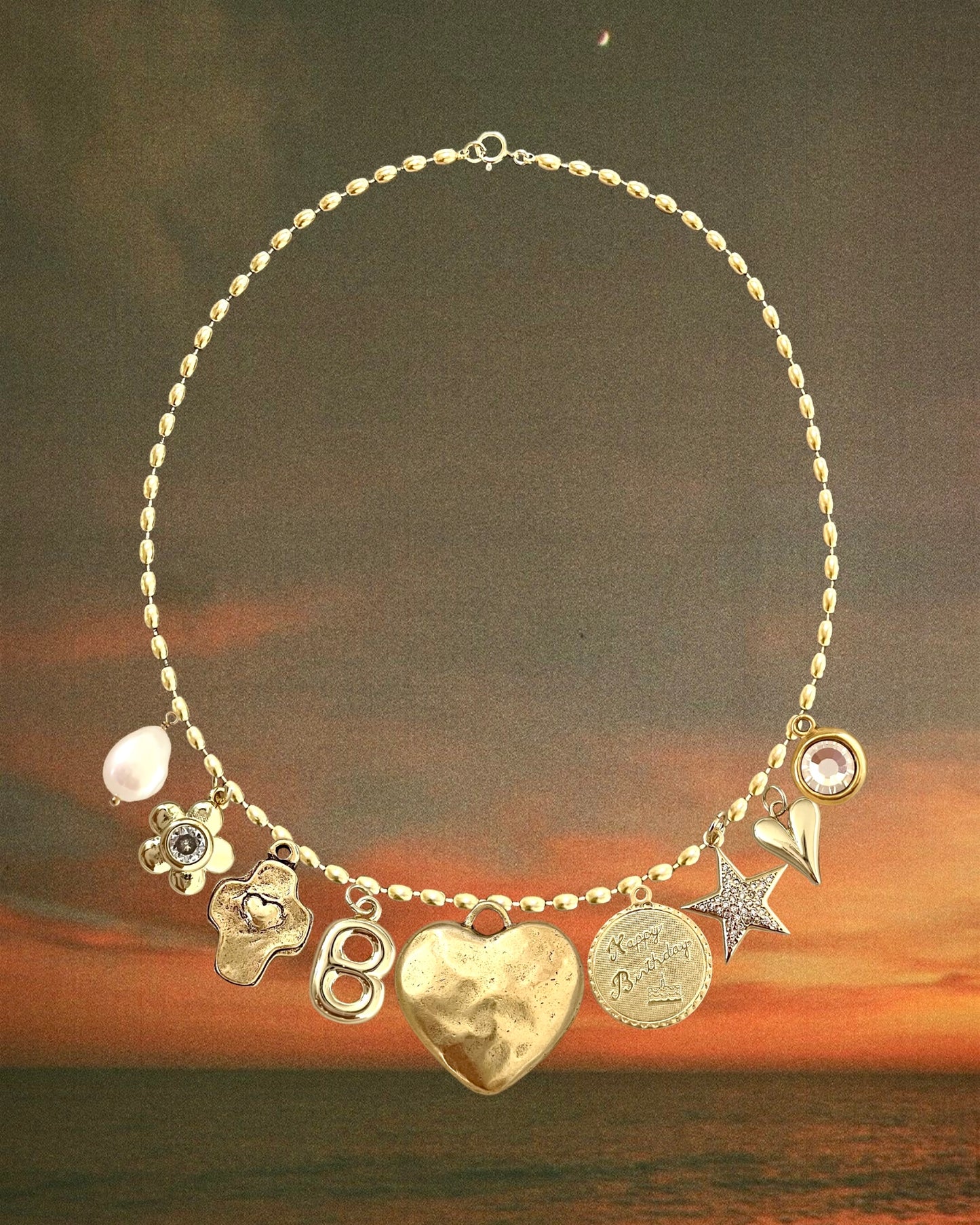 CUSTOM Antiqued Charm Necklace!