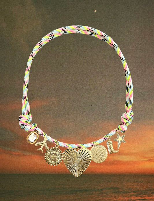 CUSTOM Paracord Charm Necklace!